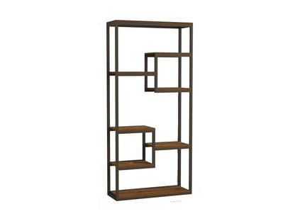 Βιβλιοθήκη 85 × 29 × 182 εκ. Καρυδί Μαύρο GR835PUQ3670