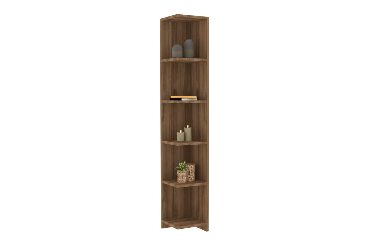 Βιβλιοθήκη 25 × 25 × 160 εκ. Καρυδί GR835PUQ3696