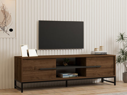 Έπιπλο Τηλεόρασης TV Βάση Σύνθεση Καρυδί | 835PUQ4495