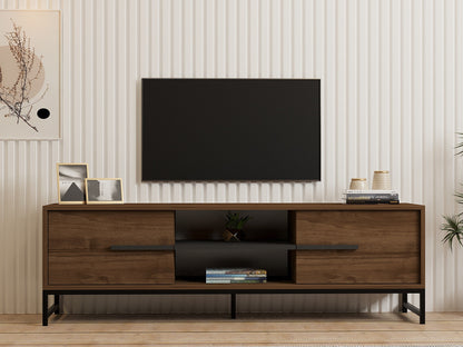 Έπιπλο Τηλεόρασης TV Βάση Σύνθεση Καρυδί | 835PUQ4495