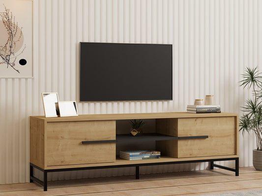 Έπιπλο Τηλεόρασης TV Βάση Σύνθεση Sapphire Δρυς | 835PUQ4496