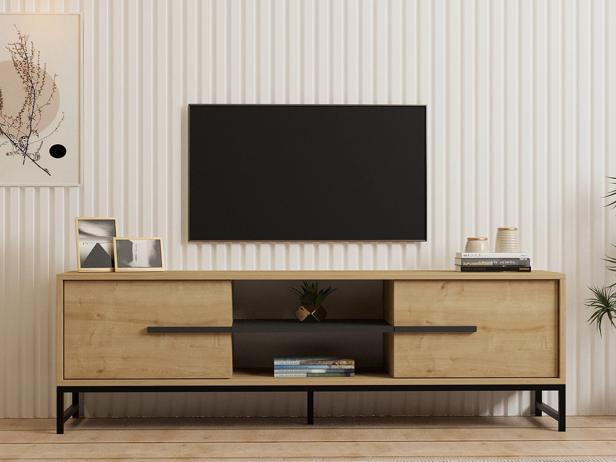 Έπιπλο Τηλεόρασης TV Βάση Σύνθεση Sapphire Δρυς | 835PUQ4496