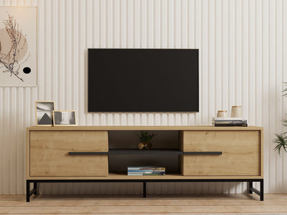 Έπιπλο Τηλεόρασης TV Βάση Σύνθεση Sapphire Δρυς | 835PUQ4496