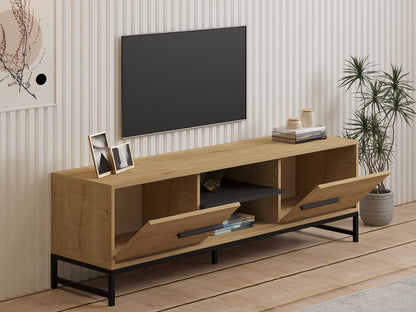 Έπιπλο Τηλεόρασης TV Βάση Σύνθεση Sapphire Δρυς | 835PUQ4496