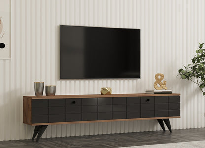 Έπιπλο Τηλεόρασης TV Βάση Σύνθεση Atlantic Pine Antracite | 835PUQ4520