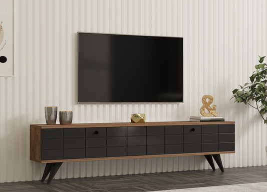 Έπιπλο Τηλεόρασης TV Βάση Σύνθεση Atlantic Pine Antracite | 835PUQ4520