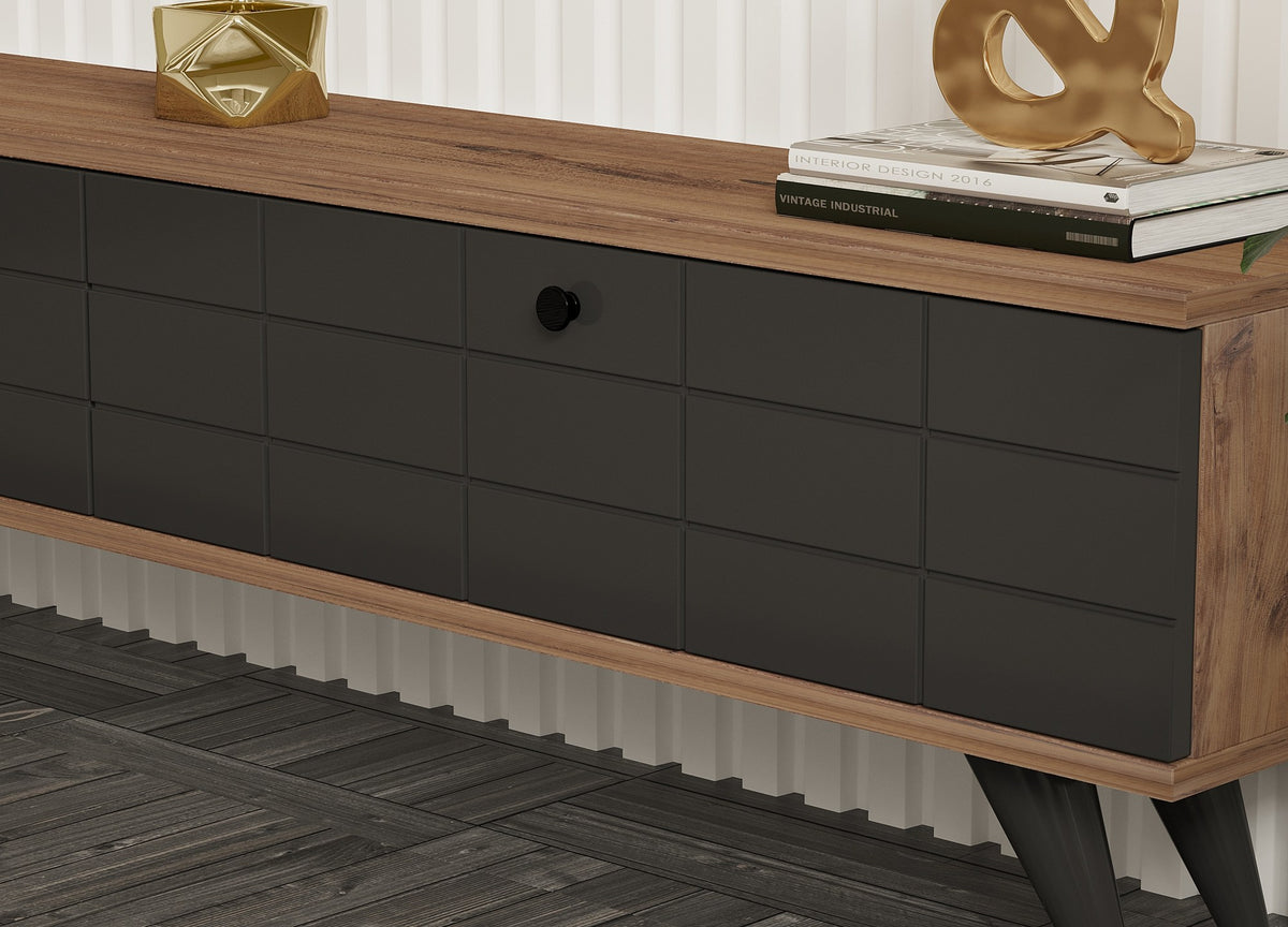 Έπιπλο Τηλεόρασης TV Βάση Σύνθεση Atlantic Pine Antracite | 835PUQ4520