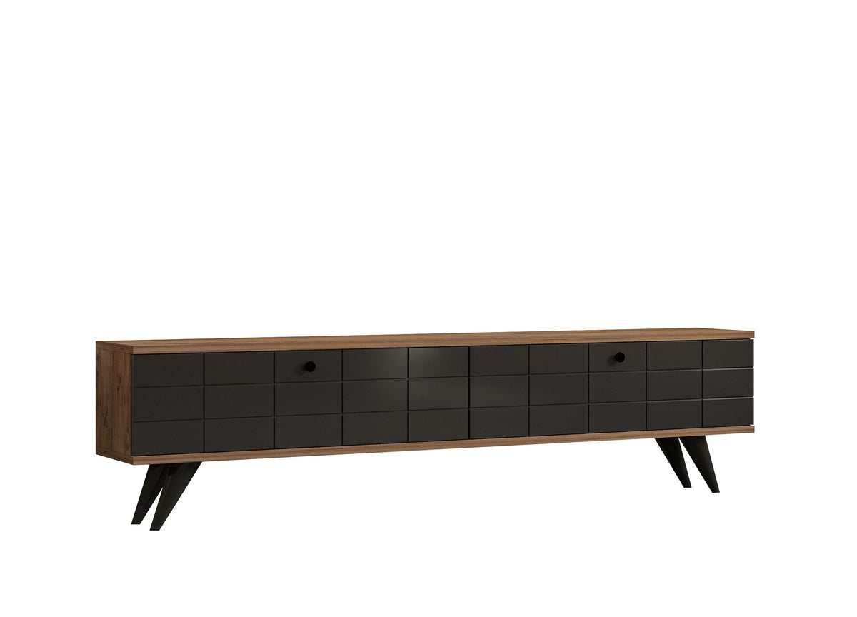 Έπιπλο Τηλεόρασης TV Βάση Σύνθεση Atlantic Pine Antracite | 835PUQ4520