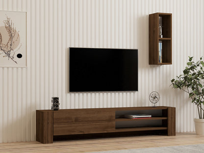 Έπιπλο Τηλεόρασης TV Βάση Σύνθεση Καρυδί | 835PUQ4530