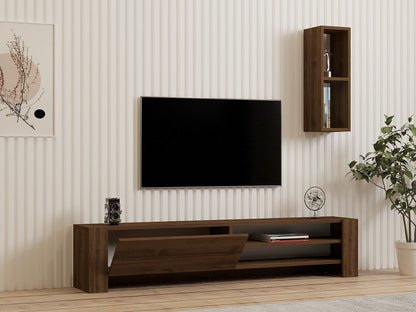 Έπιπλο Τηλεόρασης TV Βάση Σύνθεση Καρυδί | 835PUQ4530