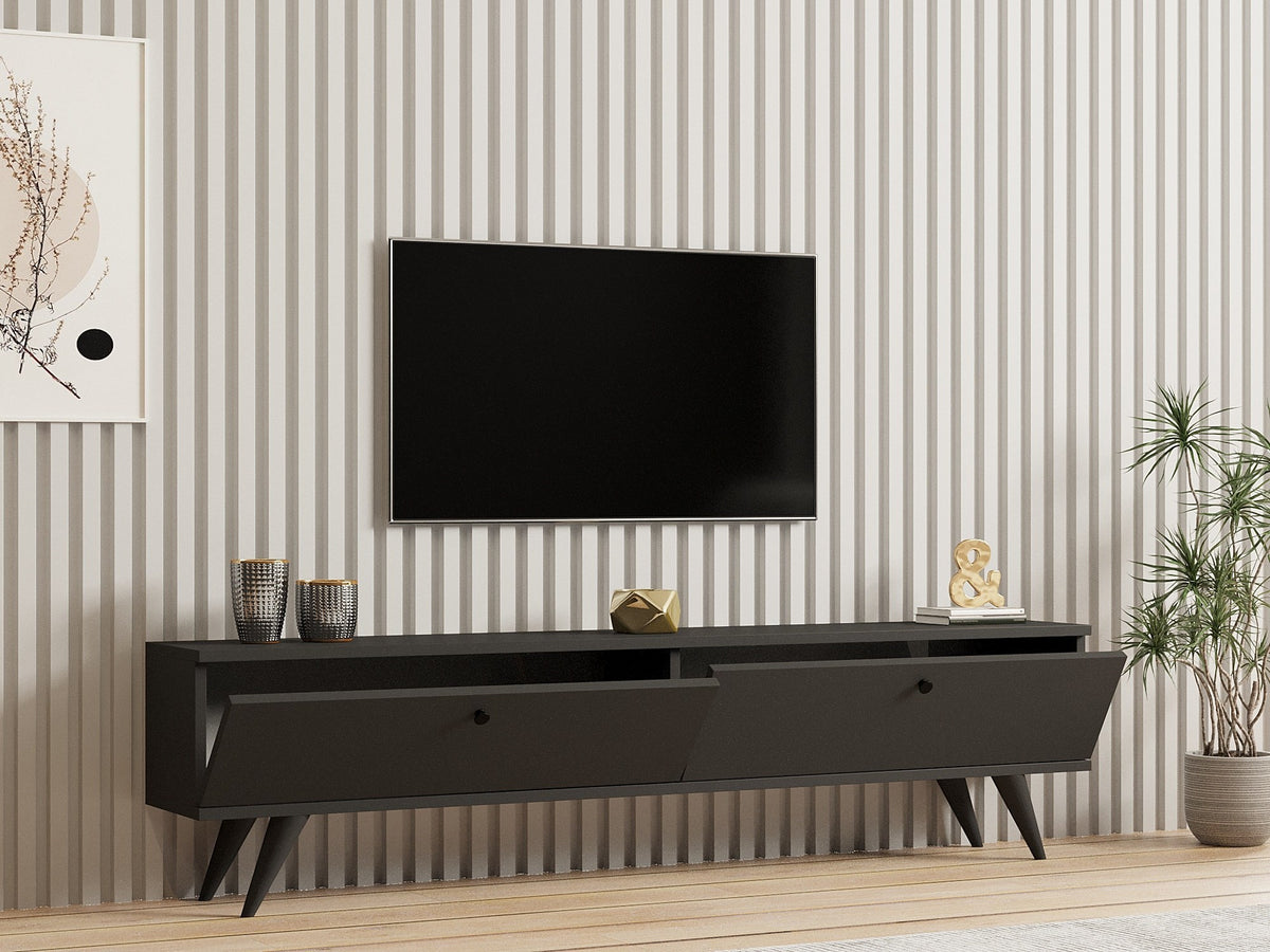 Έπιπλο Τηλεόρασης TV Βάση Σύνθεση Ανθρακί | 835PUQ4532