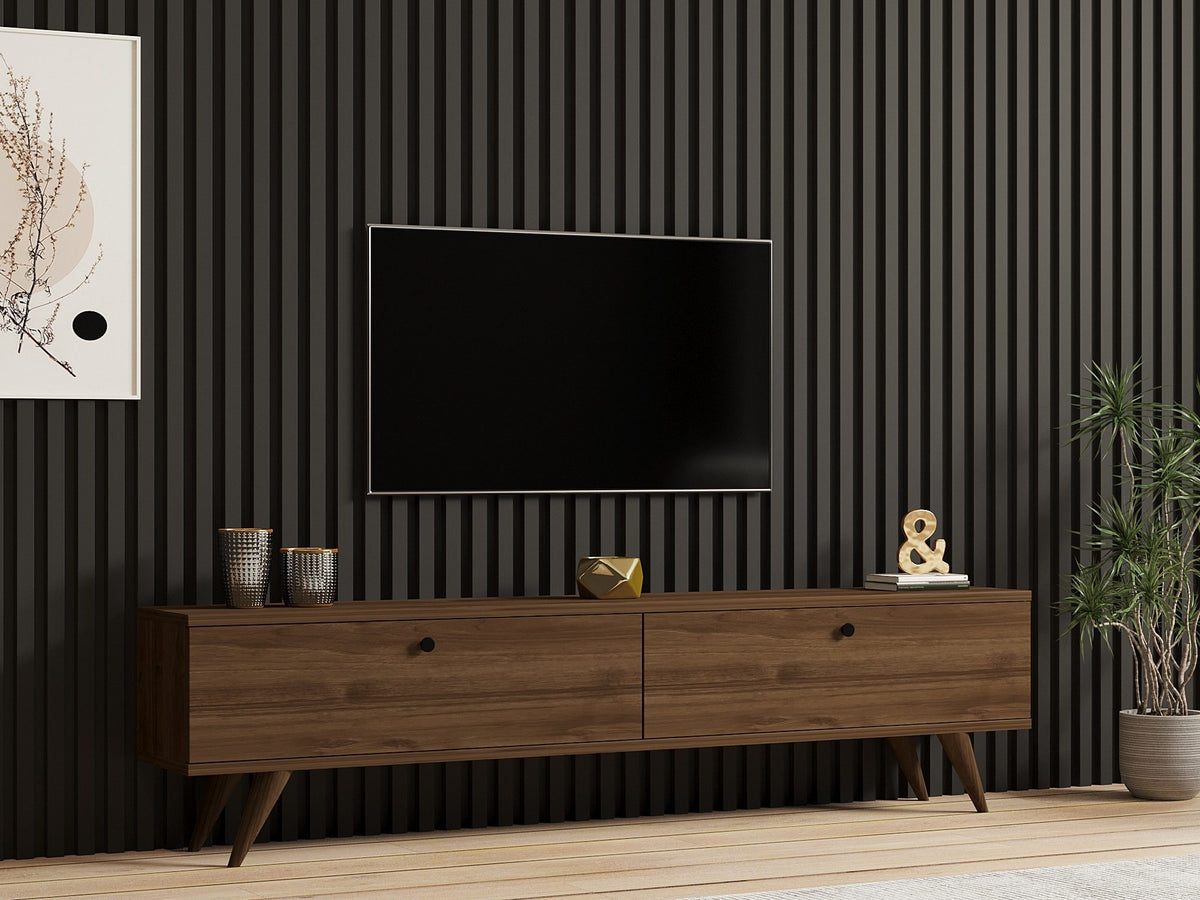 Έπιπλο Τηλεόρασης TV Βάση Σύνθεση Καρυδί | 835PUQ4533