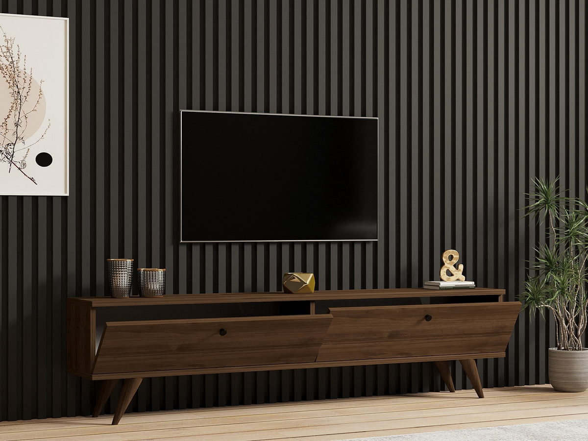 Έπιπλο Τηλεόρασης TV Βάση Σύνθεση Καρυδί | 835PUQ4533