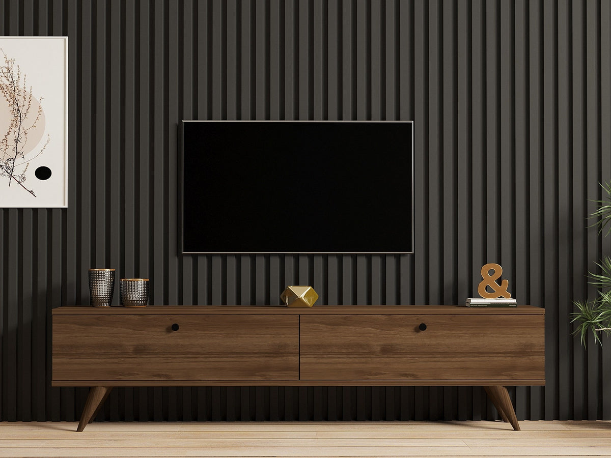 Έπιπλο Τηλεόρασης TV Βάση Σύνθεση Καρυδί | 835PUQ4533