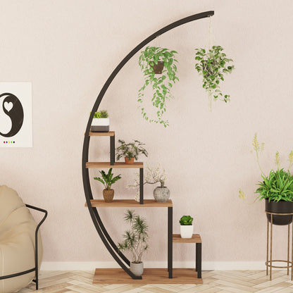 Βιβλιοθήκη 85 × 35 × 180 εκ. Atlantic Pine Μαύρο GR835PUQ5015