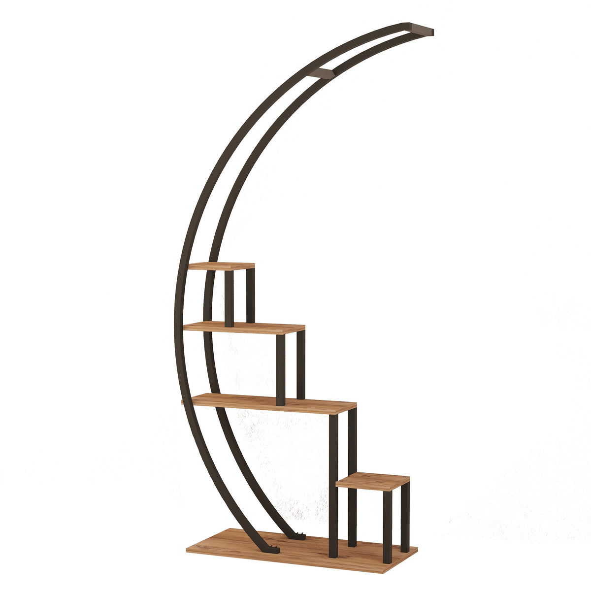 Βιβλιοθήκη 85 × 35 × 180 εκ. Atlantic Pine Μαύρο GR835PUQ5015