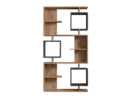 Βιβλιοθήκη 90 × 24,6 × 171,9 εκ. Atlantic Pine Ανθρακί GR835PUQ5316