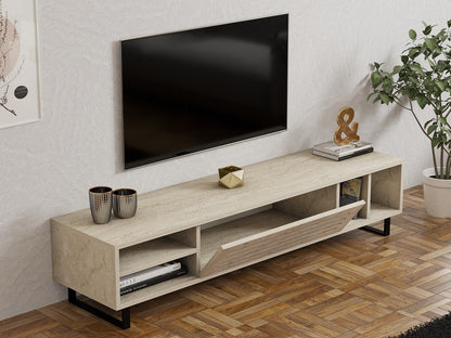 Έπιπλο Τηλεόρασης TV Βάση Σύνθεση Travertine | 835PUQ6403