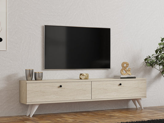 Έπιπλο Τηλεόρασης TV Βάση Σύνθεση Travertine | 835PUQ6406