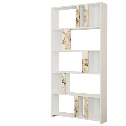 Βιβλιοθήκη 90 × 20 × 180 εκ. Λευκό GR845HCT3638
