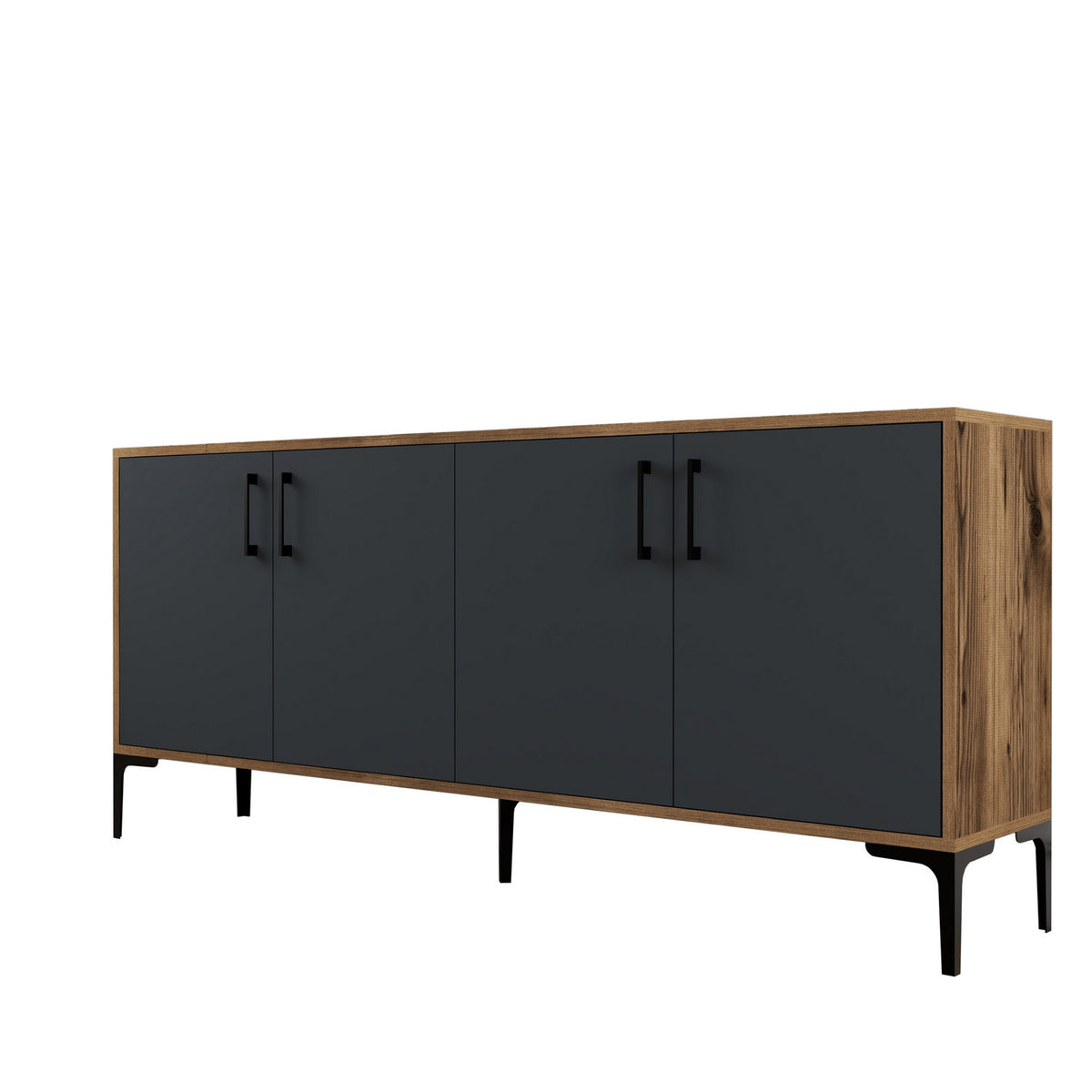 Μπουφές Καρυδί
Ανθρακί 180x35x78cm | 845HCT5301