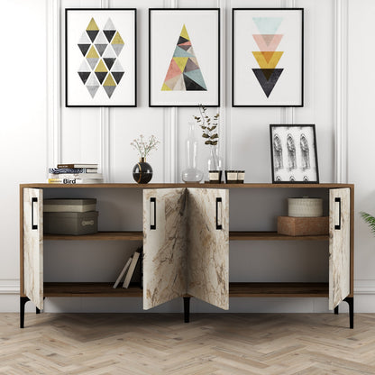 Μπουφές Καρυδί
Λευκό 180x35x78cm | 845HCT5303
