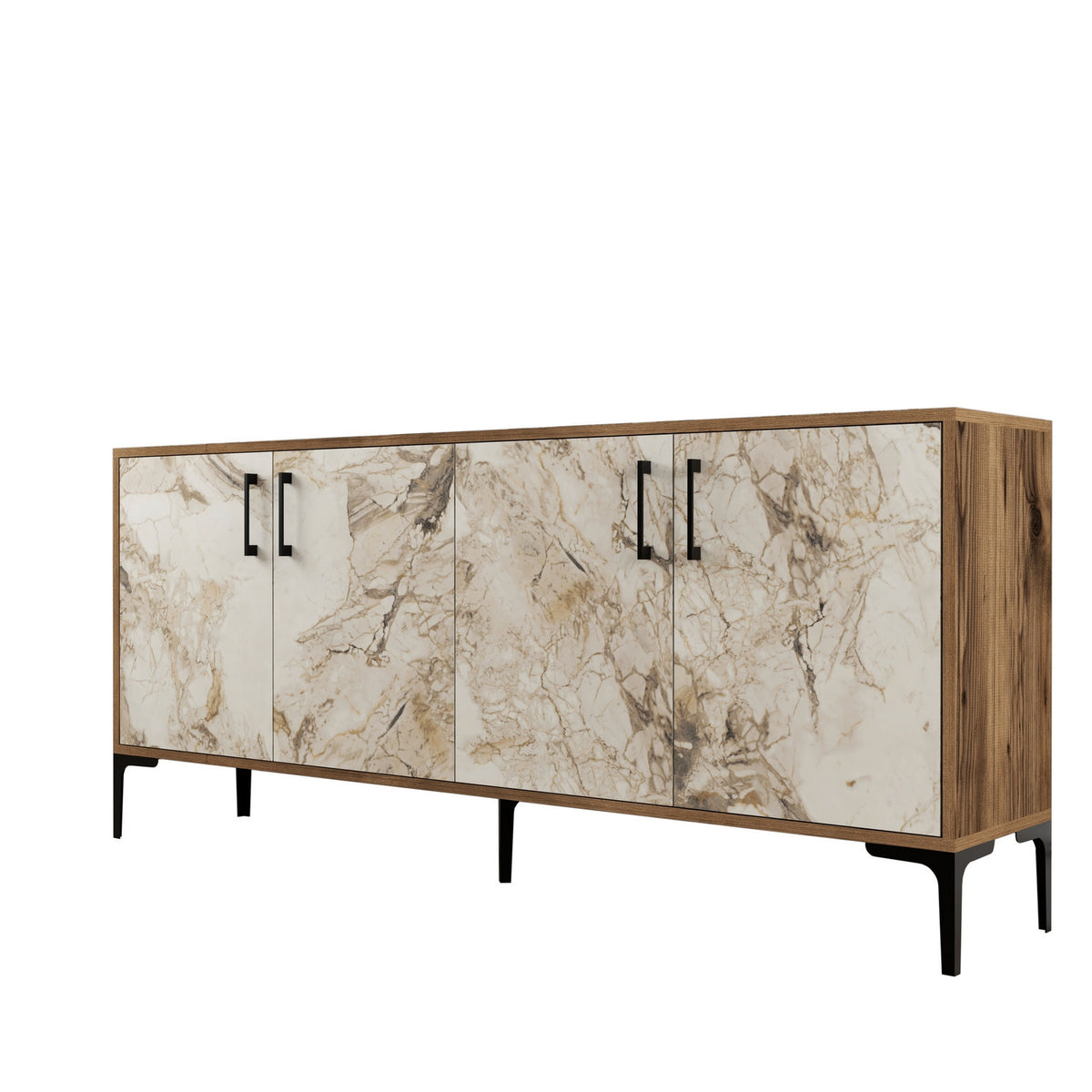 Μπουφές Καρυδί
Λευκό 180x35x78cm | 845HCT5303