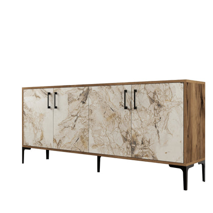 Μπουφές Καρυδί
Λευκό 180x35x78cm | 845HCT5303