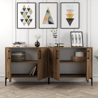 Μπουφές Καρυδί 180x35x78cm | 845HCT5304