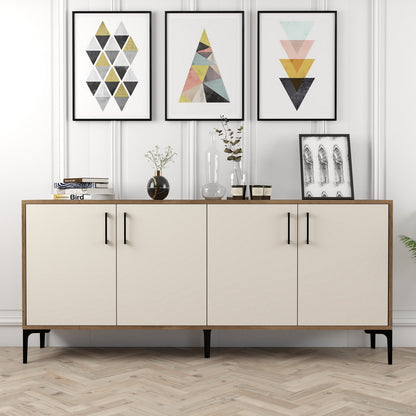 Μπουφές Καρυδί
Κρεμ 180x35x78cm | 845HCT5305