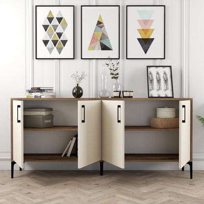 Μπουφές Καρυδί
Κρεμ 180x35x78cm | 845HCT5305