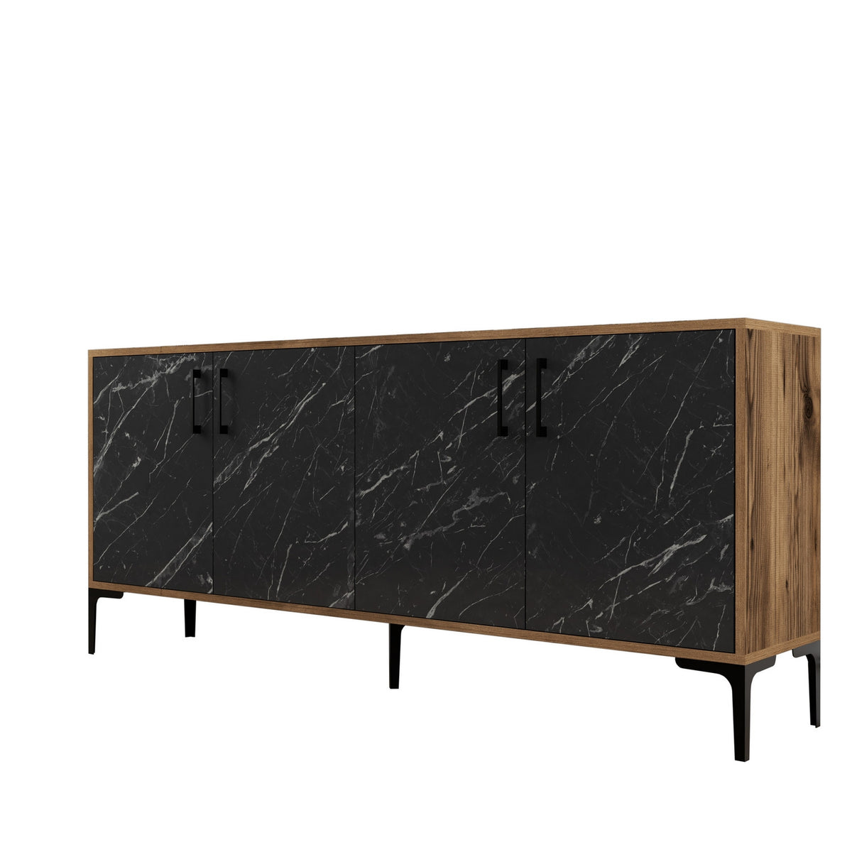 Μπουφές Καρυδί
Μαύρο 180x35x78cm | 845HCT5306
