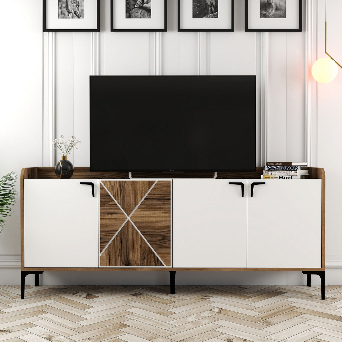 Μπουφές Καρυδί
Λευκό 180x35x78cm | 845HCT5309