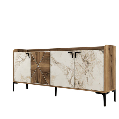 Μπουφές Καρυδί
Λευκό 180x35x78cm | 845HCT5310