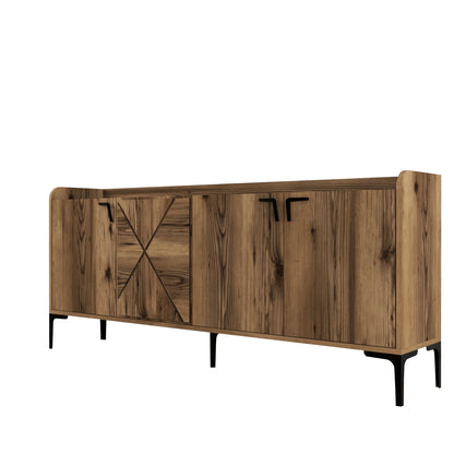 Μπουφές Καρυδί 180x35x78cm | 845HCT5311