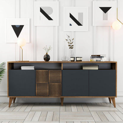 Μπουφές Καρυδί
Ανθρακί 180x35x78cm | 845HCT5315