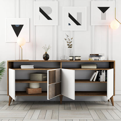 Μπουφές Καρυδί
Λευκό 180x35x78cm | 845HCT5316