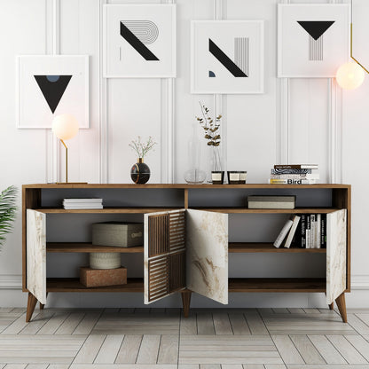 Μπουφές Καρυδί
Λευκό 180x35x78cm | 845HCT5317
