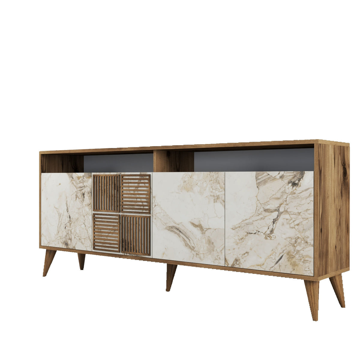 Μπουφές Καρυδί
Λευκό 180x35x78cm | 845HCT5317