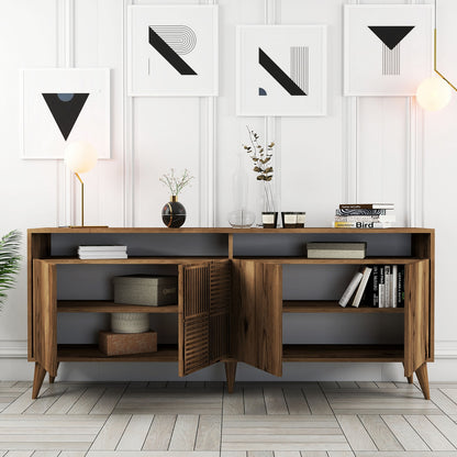 Μπουφές Καρυδί 180x35x78cm | 845HCT5318