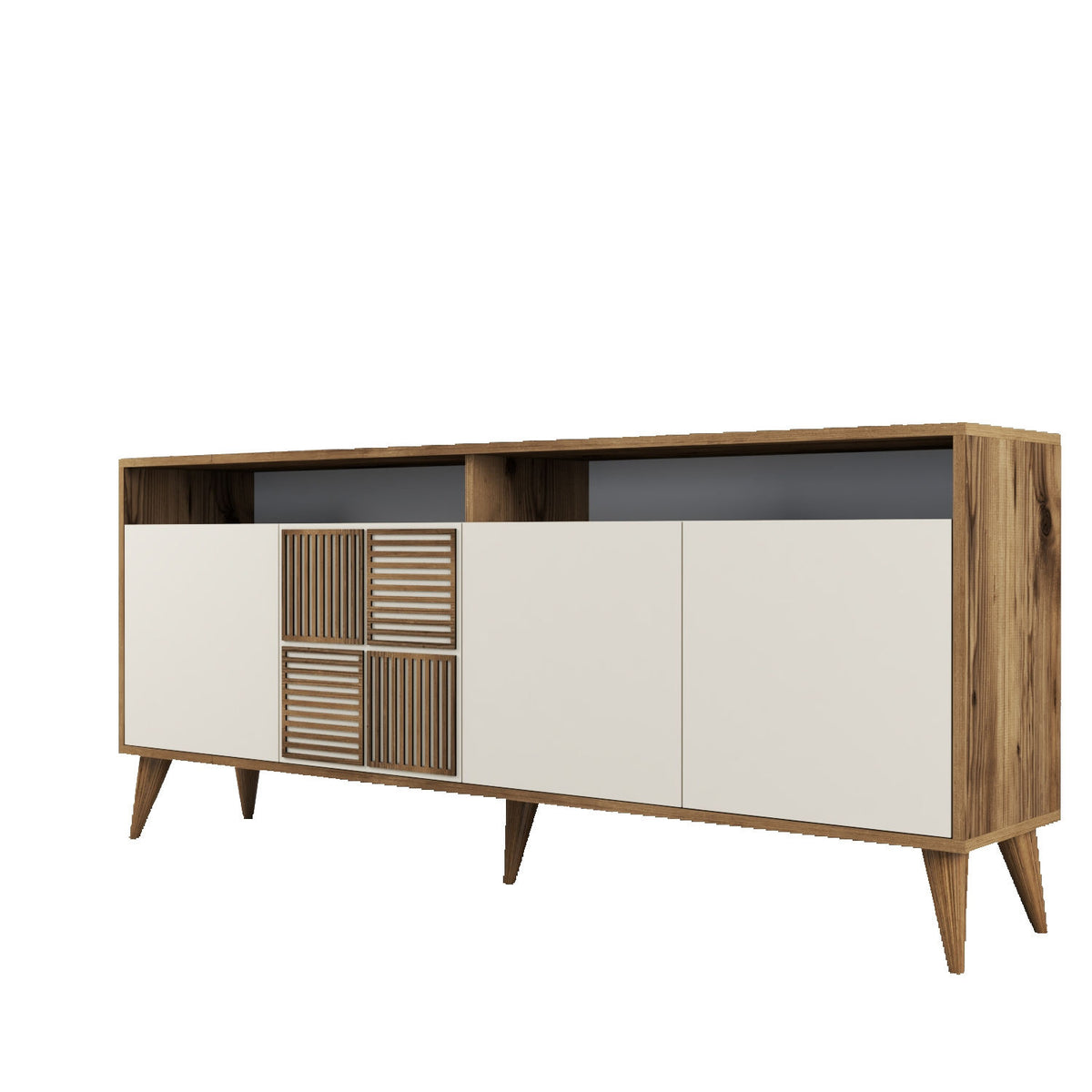 Μπουφές Καρυδί
Κρεμ 180x35x78cm | 845HCT5319