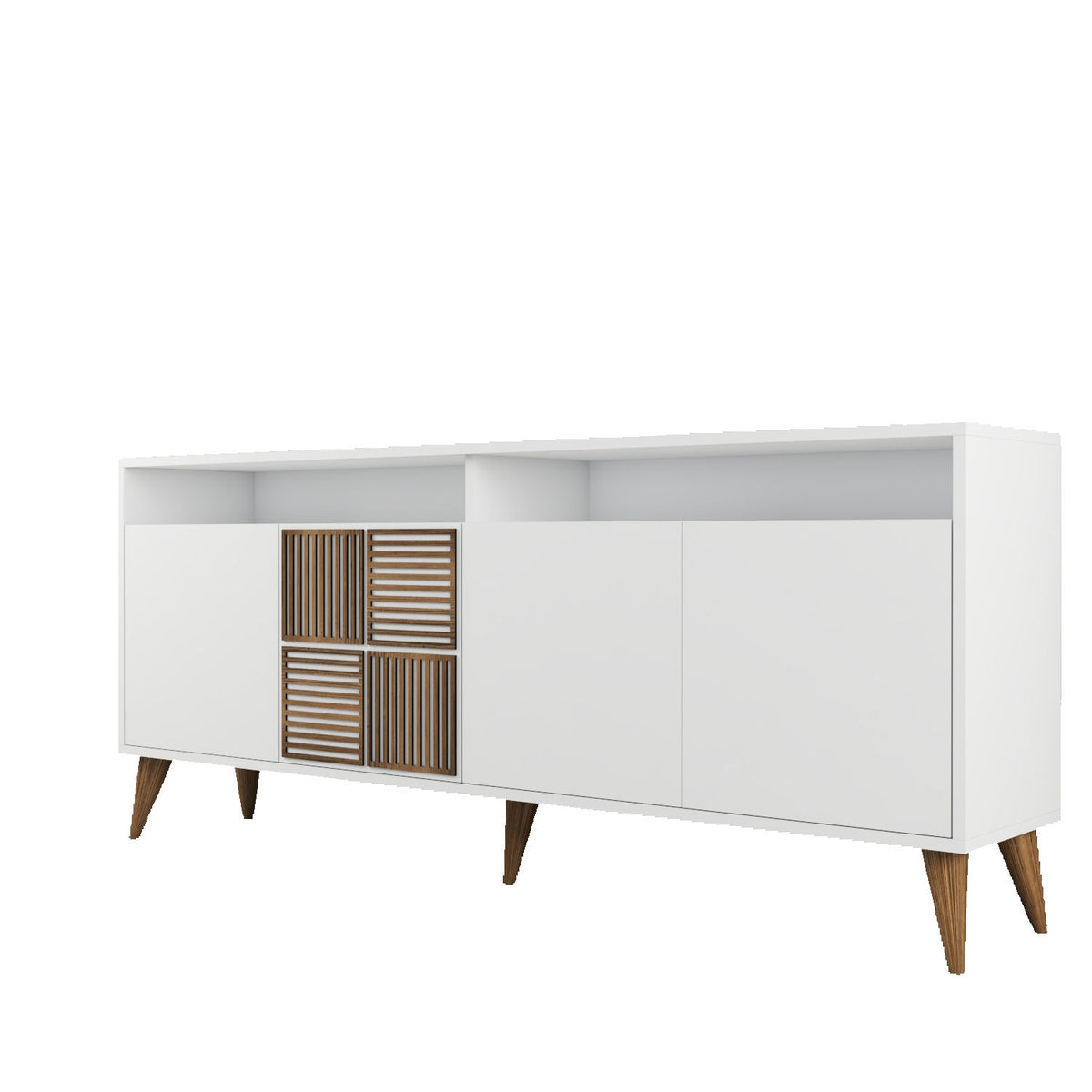 Μπουφές Λευκό 180x35x78cm | 845HCT5321