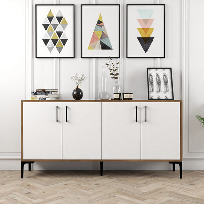Μπουφές Καρυδί
Λευκό 160x35x78cm | 845HCT5323