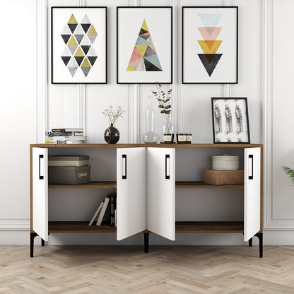 Μπουφές Καρυδί
Λευκό 160x35x78cm | 845HCT5323