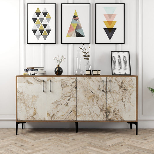 Μπουφές Καρυδί
Λευκό Μάρμαρο 160x35x78cm | 845HCT5324