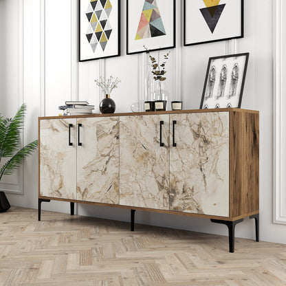 Μπουφές Καρυδί
Λευκό Μάρμαρο 160x35x78cm | 845HCT5324