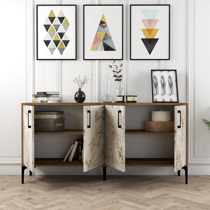 Μπουφές Καρυδί
Λευκό Μάρμαρο 160x35x78cm | 845HCT5324