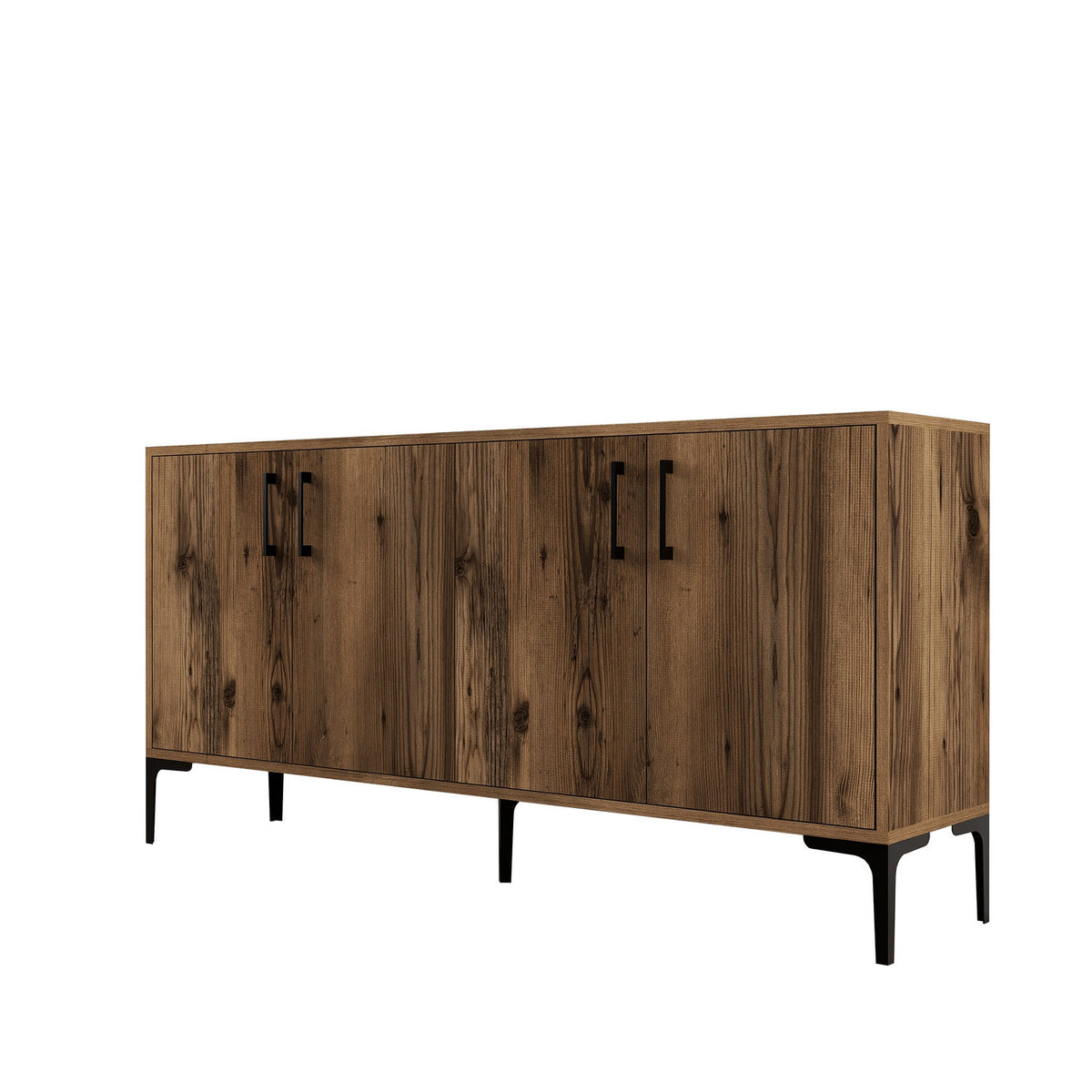 Μπουφές Καρυδί 160x35x78cm | 845HCT5325