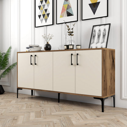 Μπουφές Καρυδί
Κρεμ 160x35x78cm | 845HCT5326