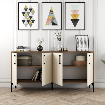Μπουφές Καρυδί
Κρεμ 160x35x78cm | 845HCT5326